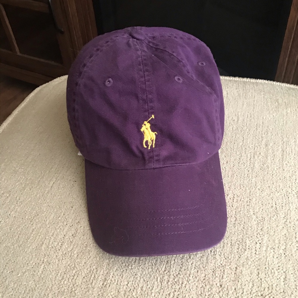 Purple Polo Ralph Lauren hat
